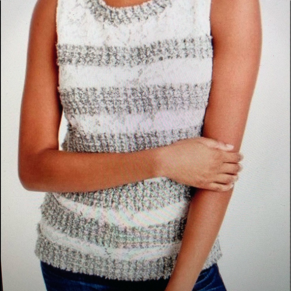 J crew Fringe Tweed Shell - Picture 8 of 8
